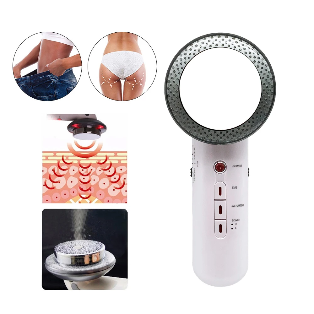 

EMS Ultrasonic Body Slimming Massager Fat Burner Machine Galvanic Infrared Therapy Tool Ultrasound Weight Loss Cavitation Device
