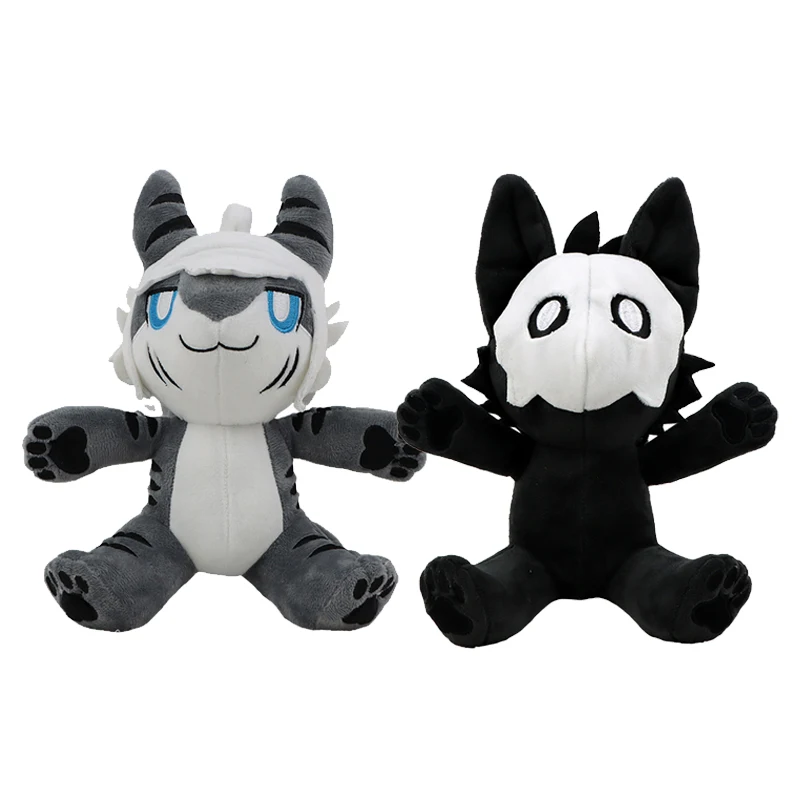 25cm Kawaii Changed Cat Shark Puro Plush Toy Anime Cartoon Game Furry Doll Plush Stuffed Animal Shark Toy Cute Gift for Kids Fan
