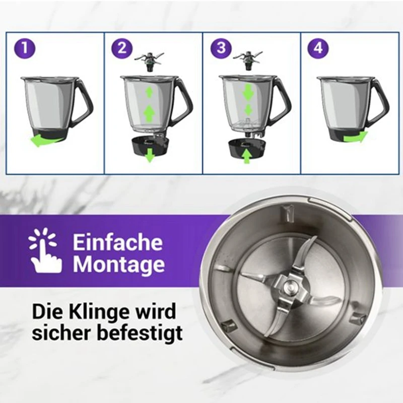 Сменное лезвие для пищевого процессора Vorwerk Thermomix TM5 TM6 аксессуары ножей из