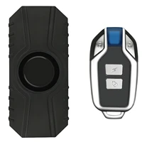 wireless anti theft motorcycle bike alarm with remote control waterproof bicycle safe alarm vibration sensor 150db