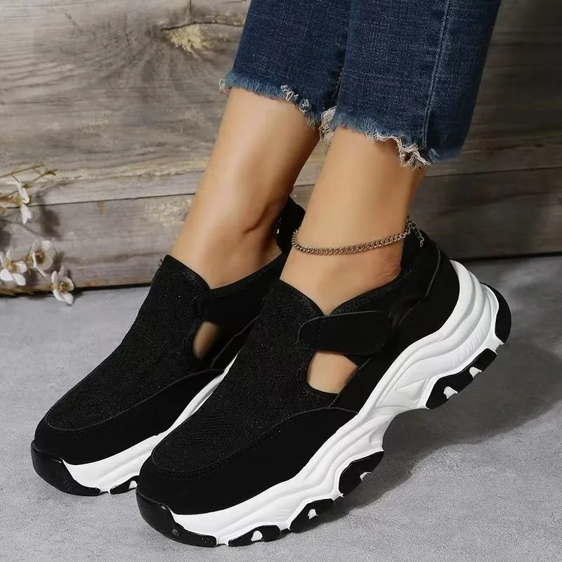 2023 Women's Sneakers Platform Casual Breathable Sport Design Vulcanized Shoes Fashion Tennis Female Shoes Zapatillas Mujer