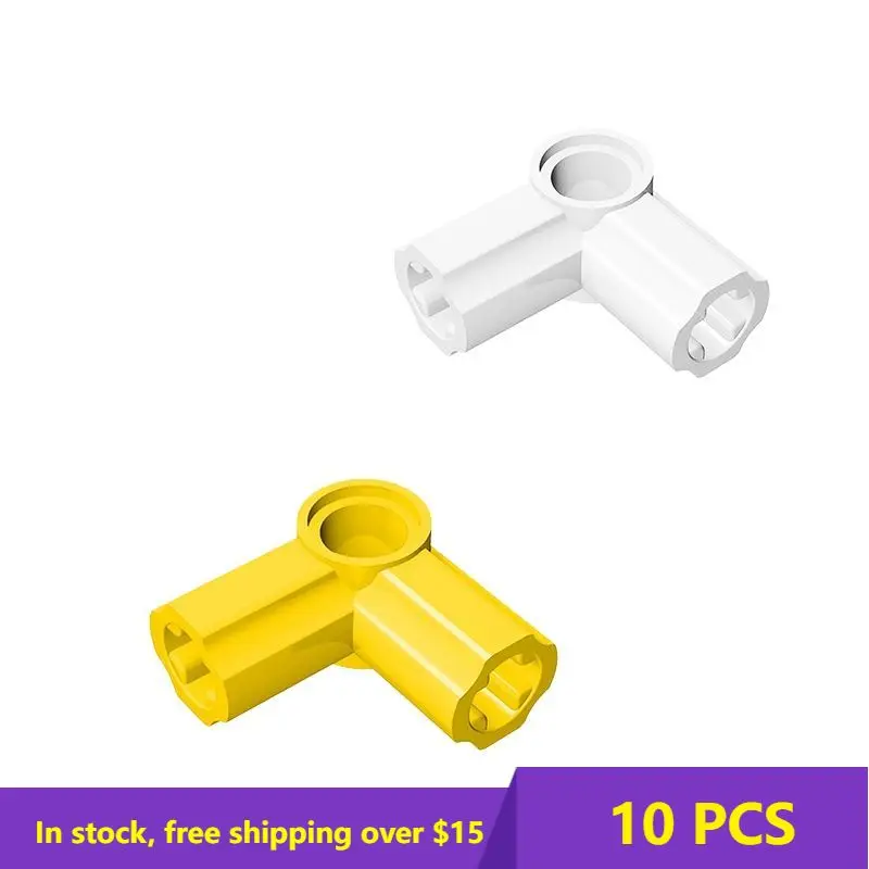 

10PCS MOC Assembly Particles 32014 High-tech Shaft Pin Connector Angle 6#90 Degree Cross Shaft Connector Block Parts Kids Toys
