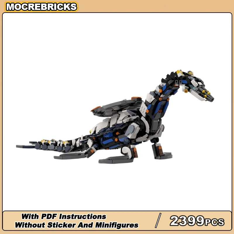 Фото Технический конструктор MOC: Механический монстр глубоководных морских глубин, модель тяжелого робота-монстра, премиум-класс, для взрослых, 2100 деталей №1
