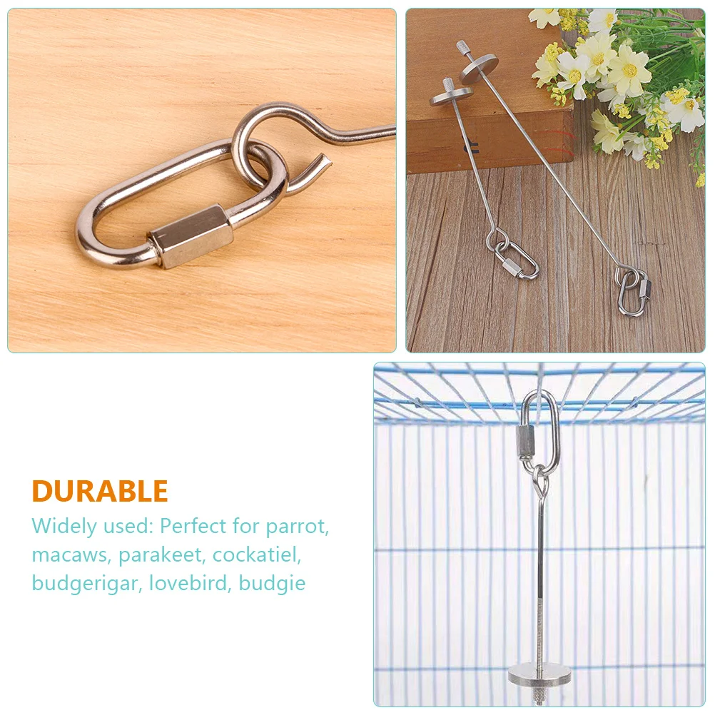 3 шт. кормушки для птиц с фруктовой вилкой шампур держатель палочек попугая