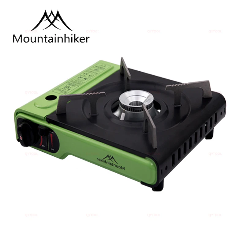 Mountainhiker Outdoor Foldable Cassette Stove Windproof Camping Stove Portable Gas Alkane Single Burner Hiking Picnic Equipment