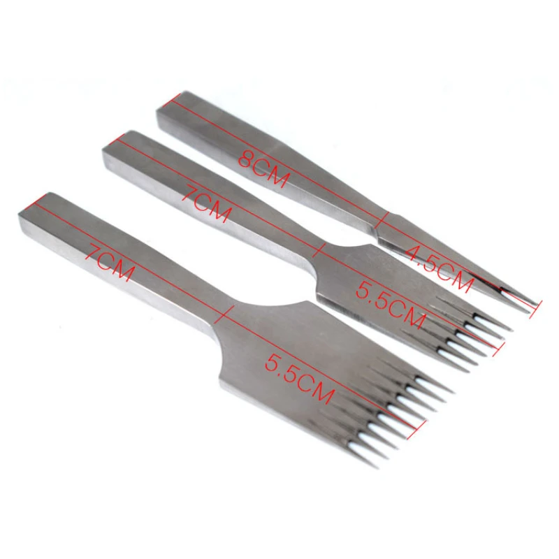 

2.45mm 2.7mm 3mm 3.38mm 3.85mm 4mm leather Craft Punches Stitching Punch Tools