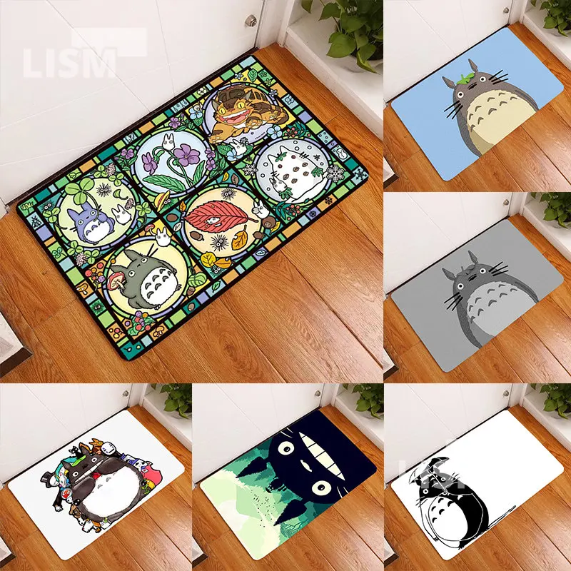 

Cartoon Pattern Printed Living Room Carpets Washable Non-slip Kitchen Rug Doormats Entrance Doormat Long Corridor Bath Door Mats