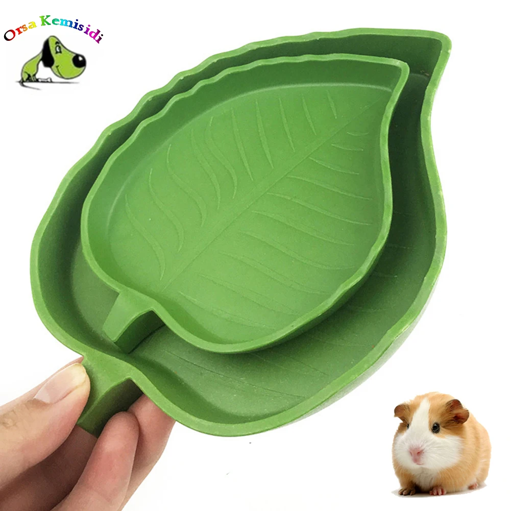 

Hamster Feeder Small Animals Feeding Bowl Leaf Shaped Pet Drinking Water Bowl Chinchilla Ferret Hedgehog Squirrel Food Container