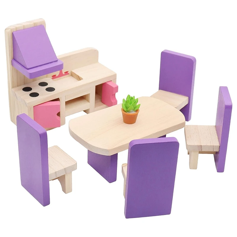 

Dollhouse Room Furniture Set Miniature Dollhouse Furniture Miniature Dollhouse DIY Accessories For Kid Best Gifts