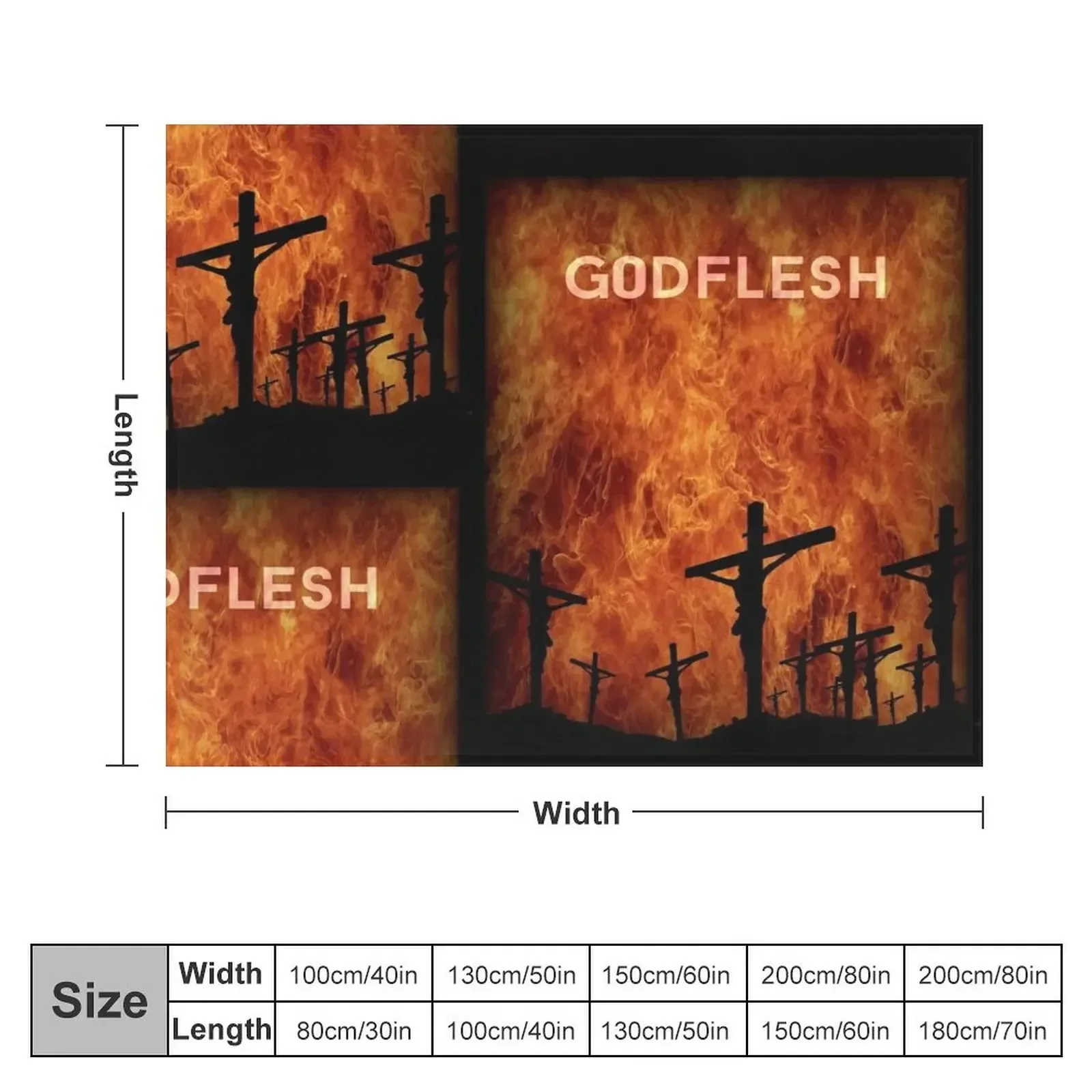 Godflesh — Streetcleaner. Декоративное одеяло Дизайнерские детские одеяла для