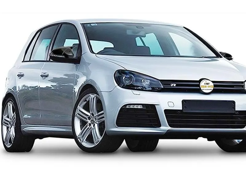 Чехол для зеркала автомобиля задняя крышка Golf 6 2008 2012 черный из АБС пластика