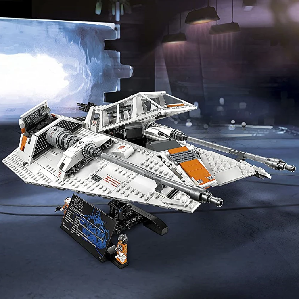 

1703Pcs Star plan Snowspeeder Building Blocks Compatible 75144 Reproduce Snow Battle Fighter Bricks Christmas Gifts For Friends