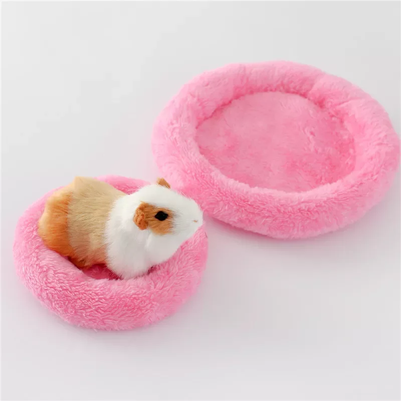 

Hamster Nest Pad Velvet Warm Pet Cushion Hedgehog Chinchilla Rabbit For Rodent/Guinea Pig/Rat/Hedgehog L Pet supplies