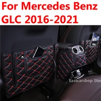 for mercedes benz glc 2021 2020 car rear seat anti kick pad seat cover back armrest protection mat 2019 2018 2017 2016
