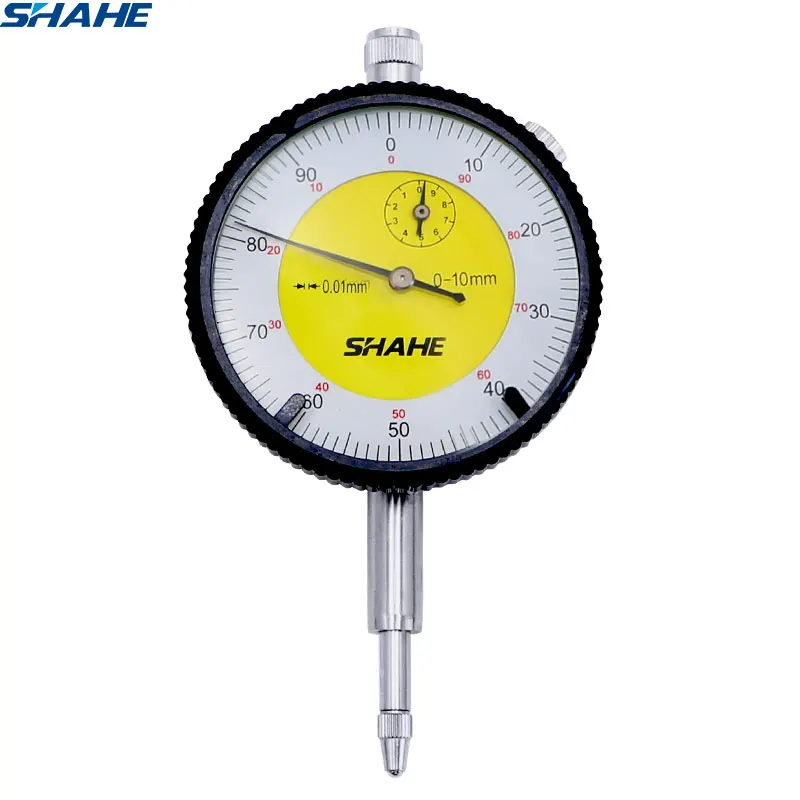 High Quality 0-10 mm Dial Indicator Measuring Tool Metric Dial Indicator 0.01 mm Dial Gauge With Strong Box