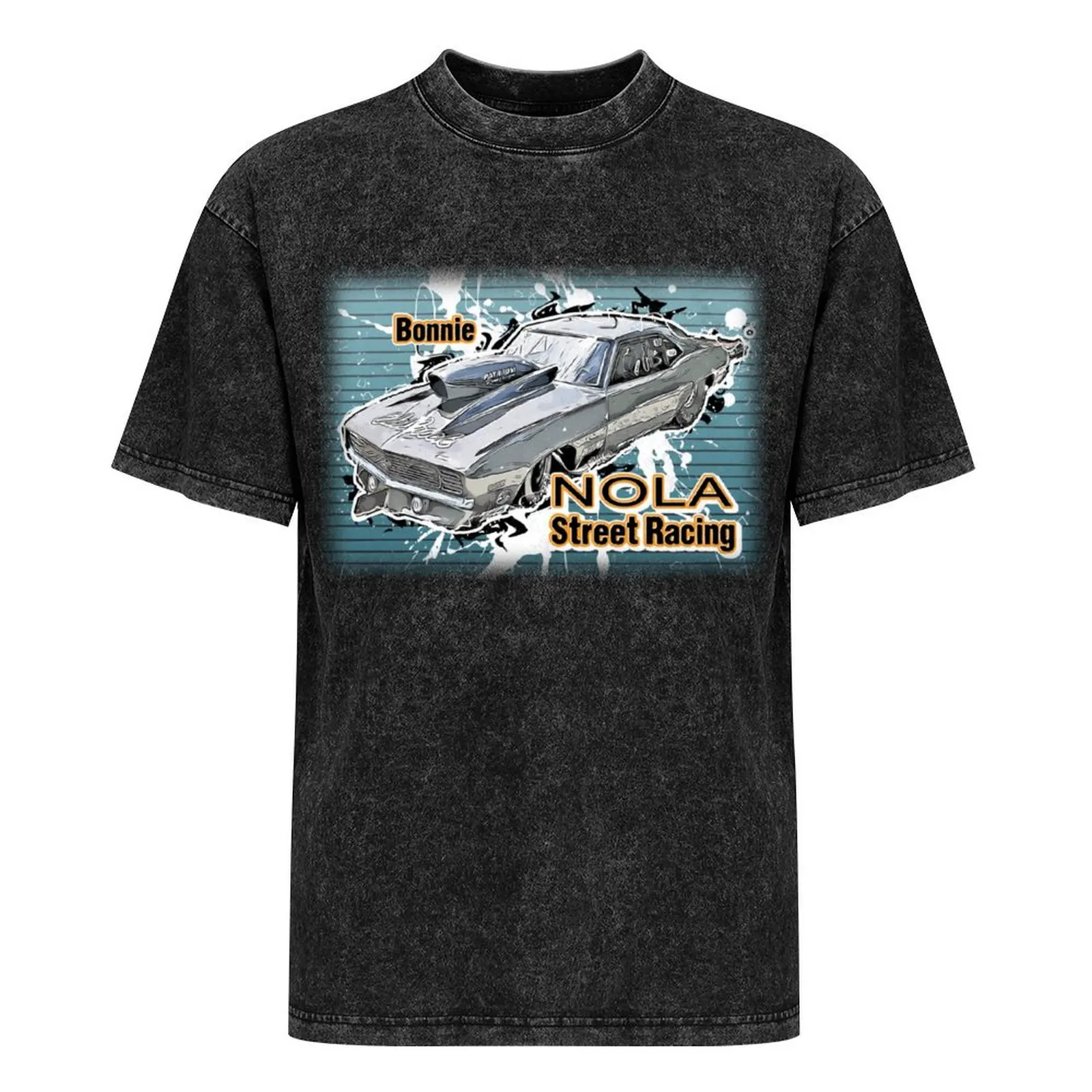 Уличные гонки Nola Outlaws Bonnie LIzzy Kye Musi Camer футболка черные забавные футболки мужские с