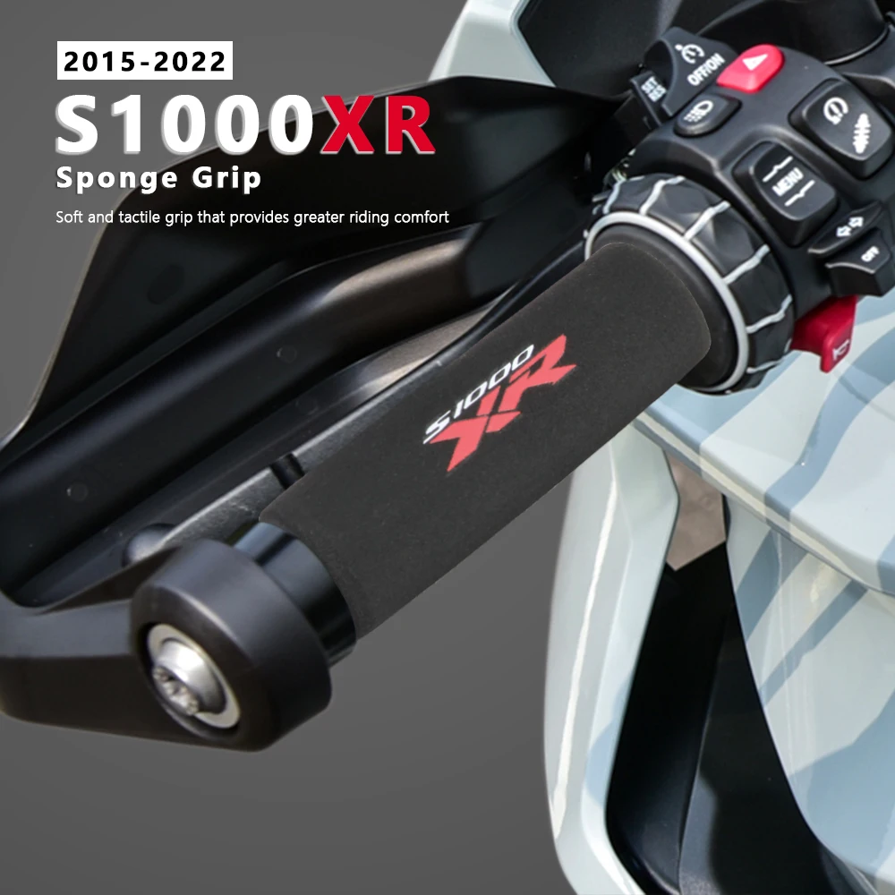 Sponge Grip S1000XR 2022 Motorcycle Handlebar Grips Anti Vibration for BMW S 1000 S1000 XR 2015-2018 2019 2020 2021 Accessories