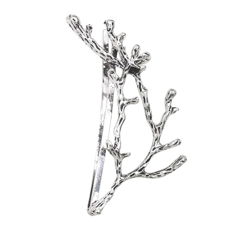 1 ~ 10 шт. модные заколки для волос женские металлические ветки и листья заколка