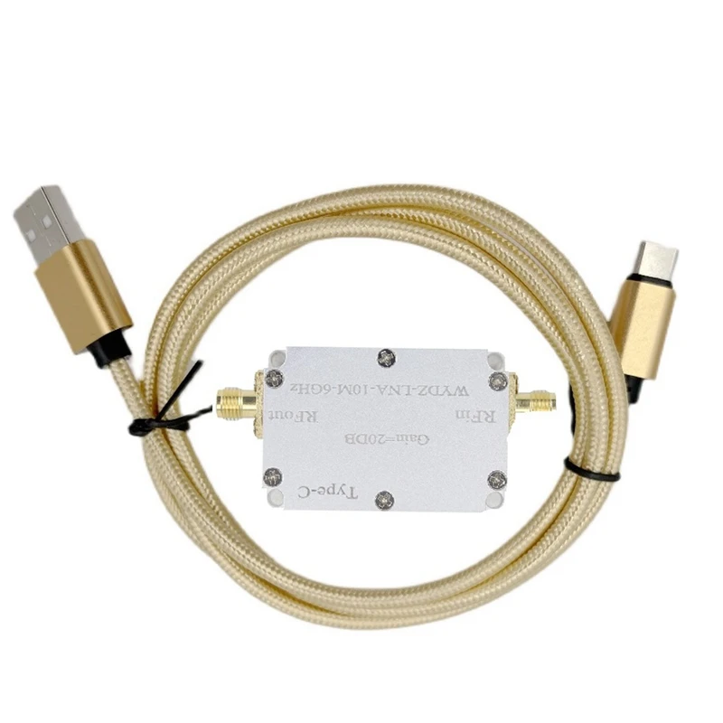 

10M-6Ghz Low Noise Amplifier Gain High Flatness LNA RF Signal Driving Receiver Front End For Radio FM Radio