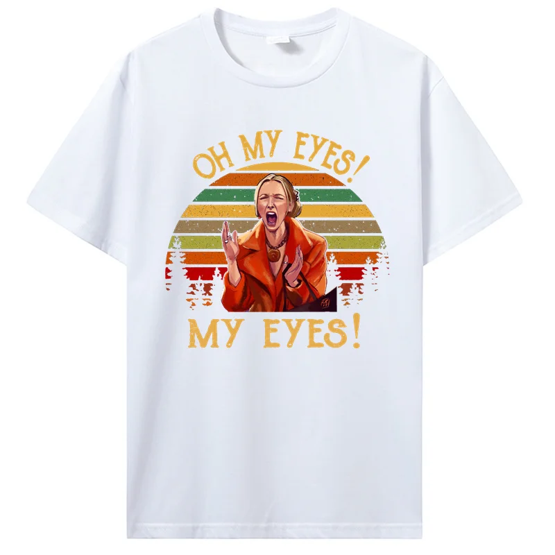 Винтажная футболка с надписью Oh My Eyes