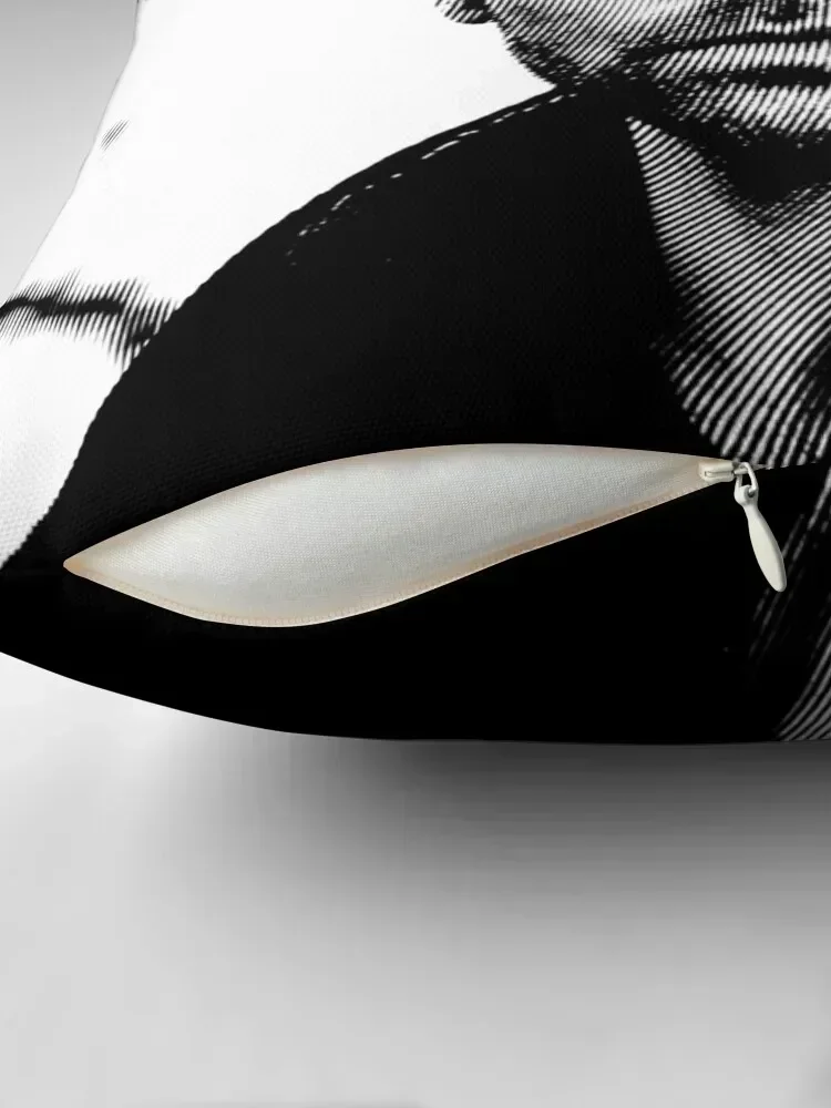 Aidan Turner Черно-белый портрет (Linocut) Декоративная подушка Спальные подушки Диванные