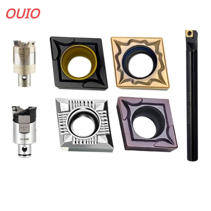 OUIO CCMT 060204 CCMT09T3 CCMT1204 Твердосплавная вставка Твердосплавные токарные