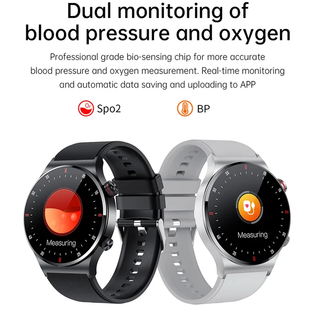 QW33 Smart Watch Men Bluetooth Call NFC ECG+PPG Blood Pressure Monitor Rotate Button Sports Fitness Smartwatch for Android IOS 4