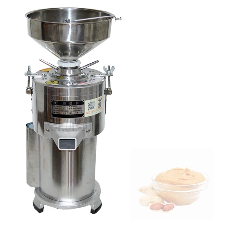 

Commercial Sesame Peanut Sauce Grinder Vertical Small Peanut Butter Grinding Machine Automatic Sesame Paste Machine