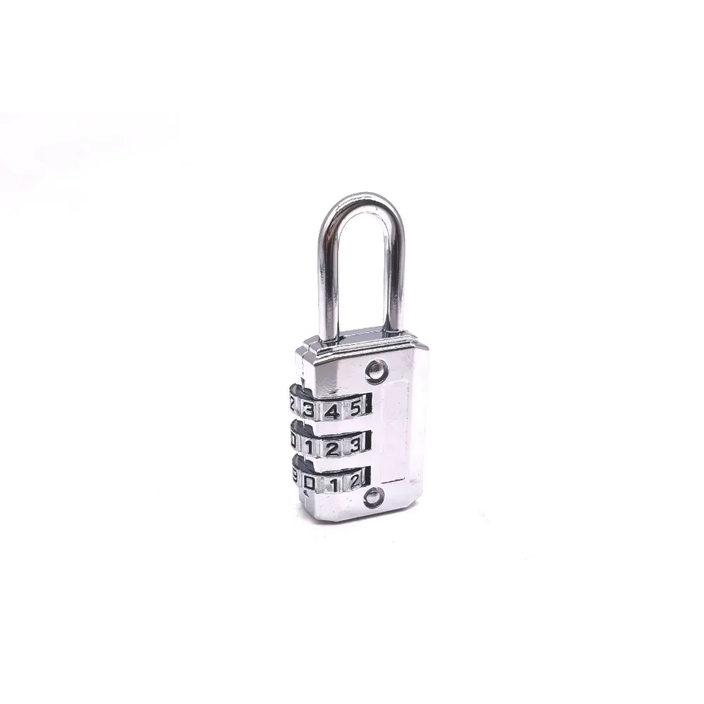 Mini Alloy Padlock 3/4 Digit Dial Combination Password Code Number Lock Safety Travel Security for Luggage Suitcase Drawer