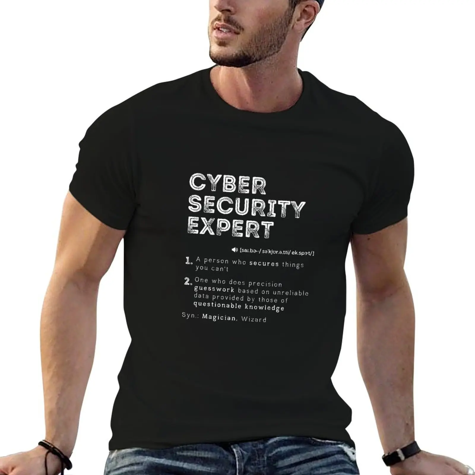 Забавная профессиональная футболка Cyber Security Expert Definition Computer Hacking для мальчика
