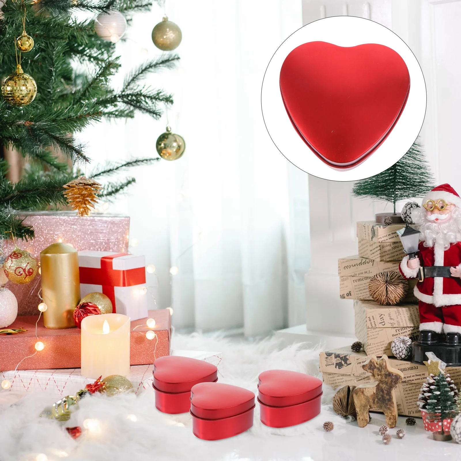 

Box Heart Candy Metal Wedding Tin Boxes Gift Tins Storage Shaped Container Cookie Jar Cans Biscuit Day Containers Tinplate