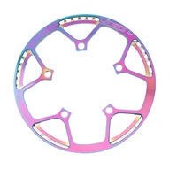 litepro ultralight folding bike integrated chainring 45t 58t al7075 alloy bmx disc with guard electroplating color