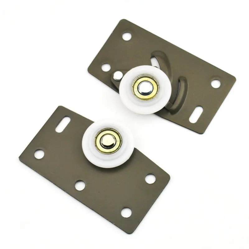 

Wardrobe Pulley Mute Door Wheel Cabinet Sliding Sliding Door Wheel 378 Cam Vintage Iron Black Furniture Pulley