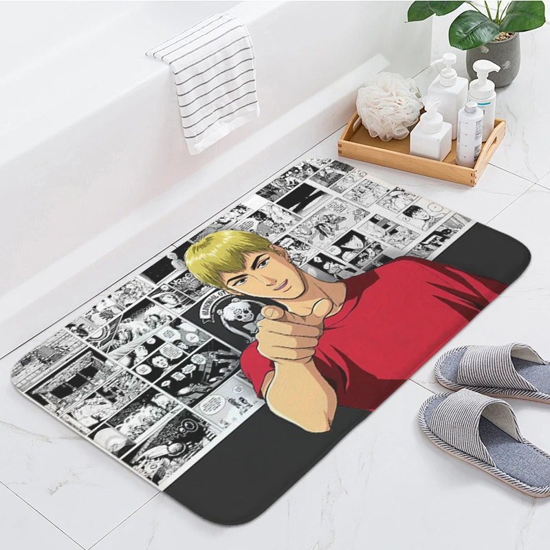 Door Mat Non-slip D-Great Teacher D-Onizuka Bathroom Bedroom Rug Slip-resistant Hallway Room Floor Carpet Entrance Doormat