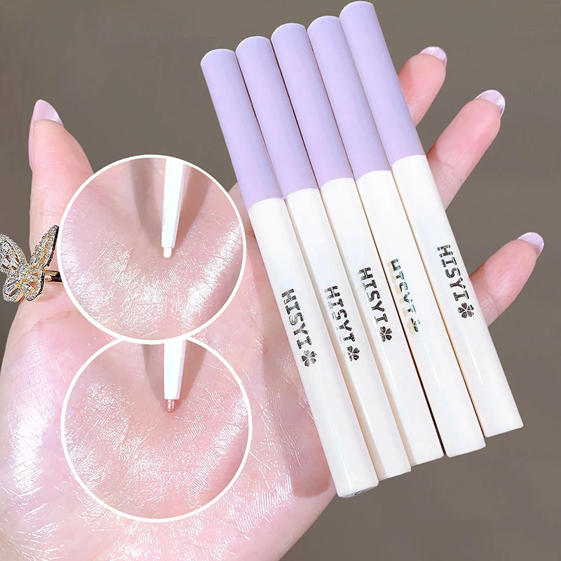 

Glitter Eyeshadow Pen Pearlescent Diamond Eyeliner Pen Waterproof Highlight Brighten Silkworm Eye Makeup Pencil Shiny Eyelids