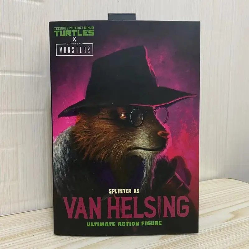 

Original Neca Teenage Mutant Ninja Turtle Action Figure Toys Van Helsing Master Splinter Movable Collection Model Gift for Kids