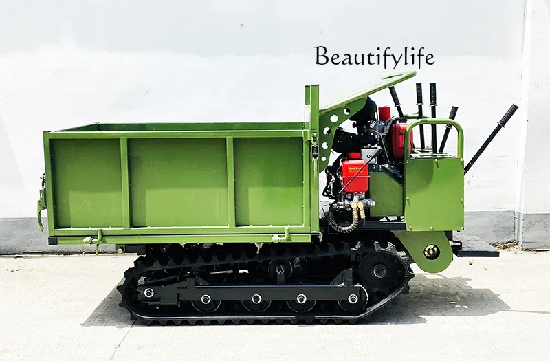 Электрический гидравлический саморазгрузчик на гусеничном ходу дизельный