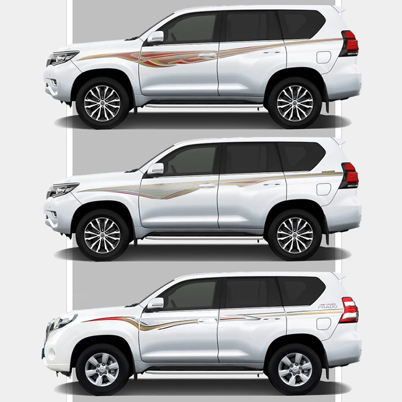 Для Toyota Land Cruiser Prado 150 Lc150 Fj150 2021-2010 2019 автомобильные наклейки модификация внешнего