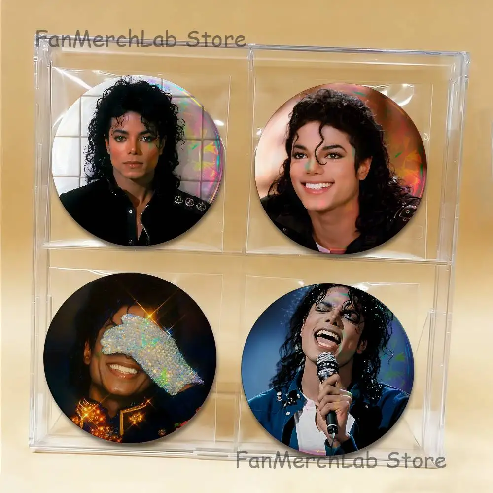 Фото Значок-брошь M-Michael Singer J-Jacksons с мультяшным аниме-дизайном, музыкальная тематика, украшение, подарок, 22мм 32мм 44мм 58мм 75мм №3