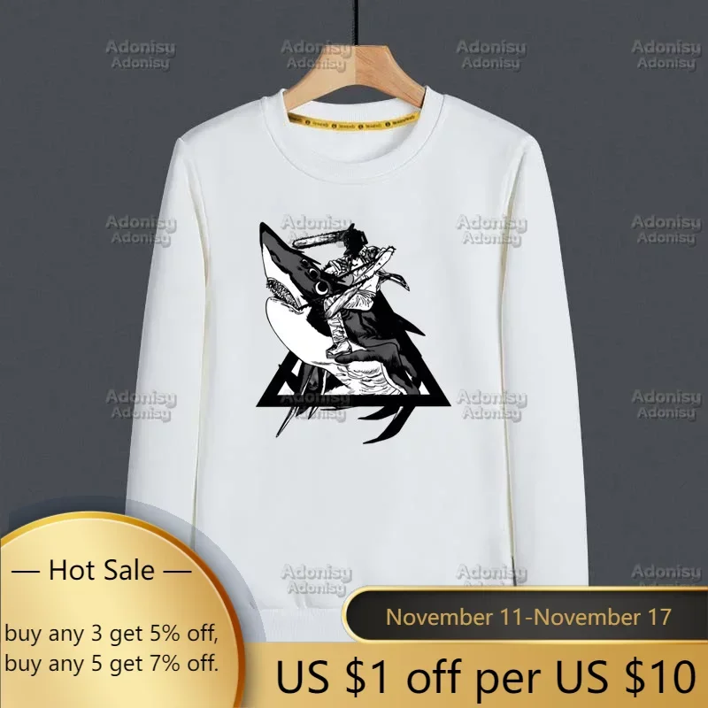 

Женские новые модные толстовки в стиле хип-хоп с принтом бензопилы, мужские толстовки в стиле Харадзюку для девочек, одежда с длинными рукавами