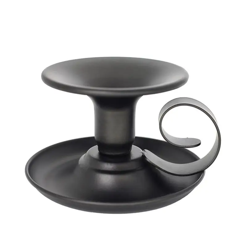 

Tea Cup Type Candlestick Iron Candle Stick Retro Style Candle Holder Decor Vintage Teacup Style Wrought Iron Candle Holder