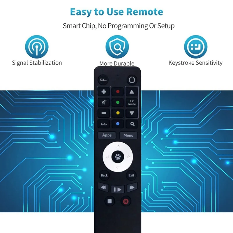 Пульт дистанционного управления для Fetch H671T M616T M605T H626T Gen 2 Mighty PVR Mini Set Top 4K TV Box HD Recorder