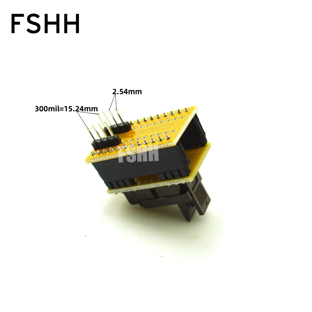 SOT23-6 в DIP8 Программатор Адаптер для тестирования чипов серии PIC гнездо SOT23-DIP CNV-SOT-PIC10F20X1 адаптер MICRO.