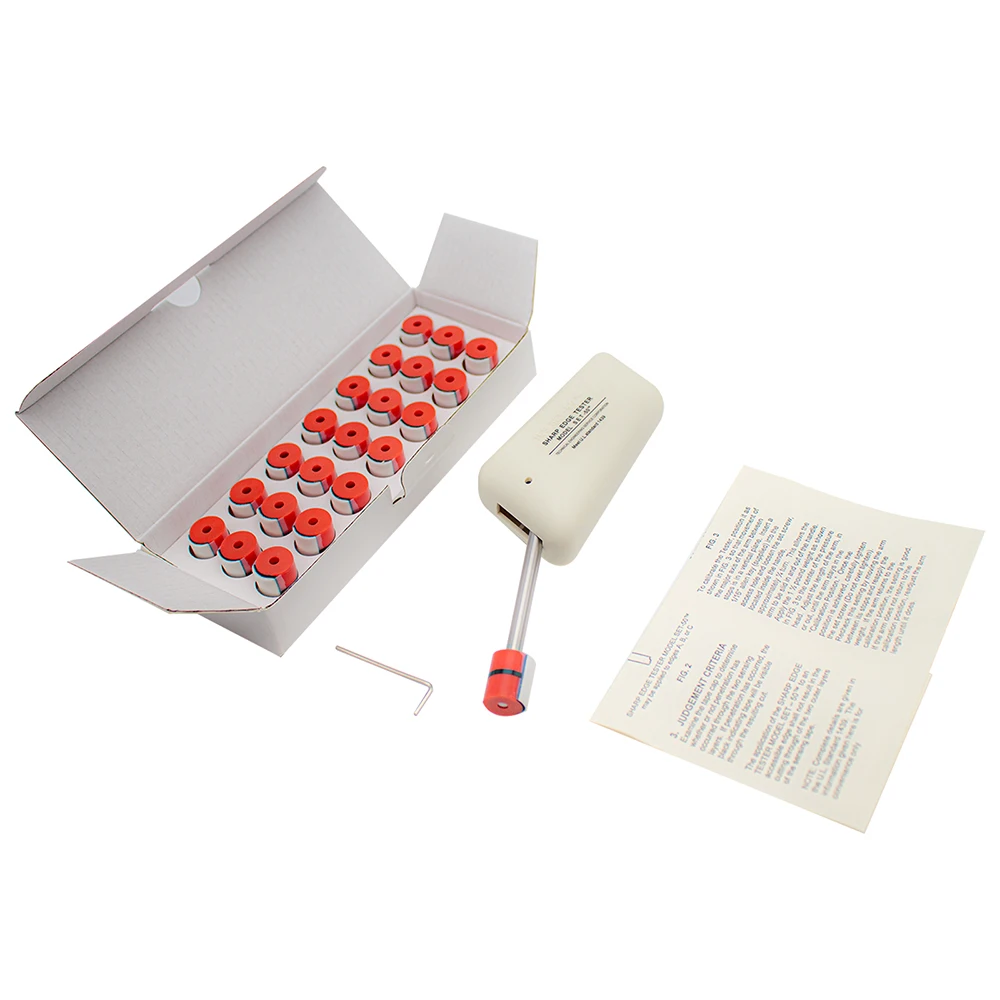 

Standard UL-1439 Sharp Edge Tester SET-50 Testing Meter With 21Ppcs TC-3 Pressure Testing Caps