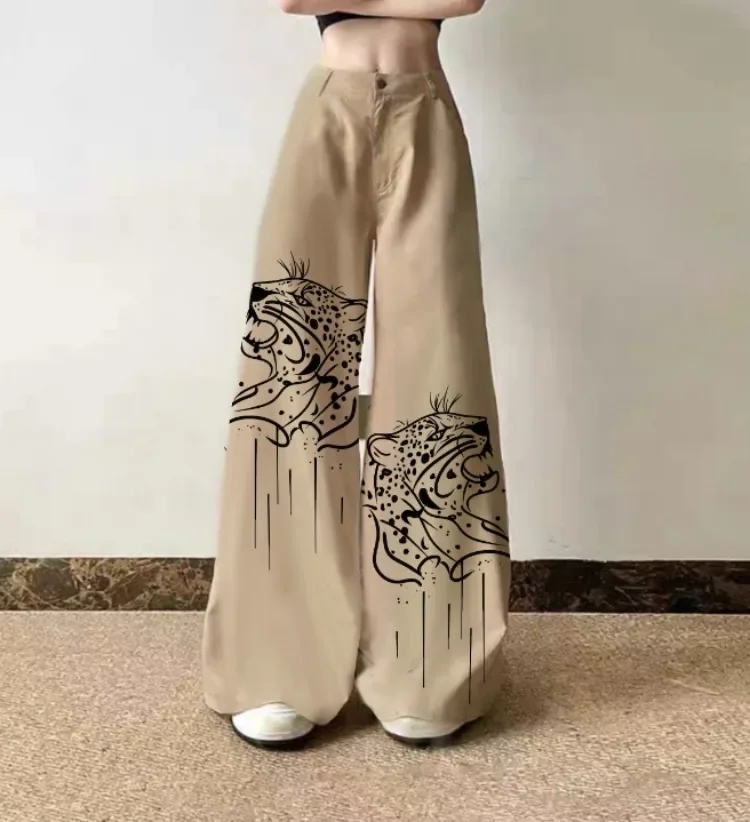 UOOZEE женские широкие брюки 2024 новые поступления модные повседневные свободные с