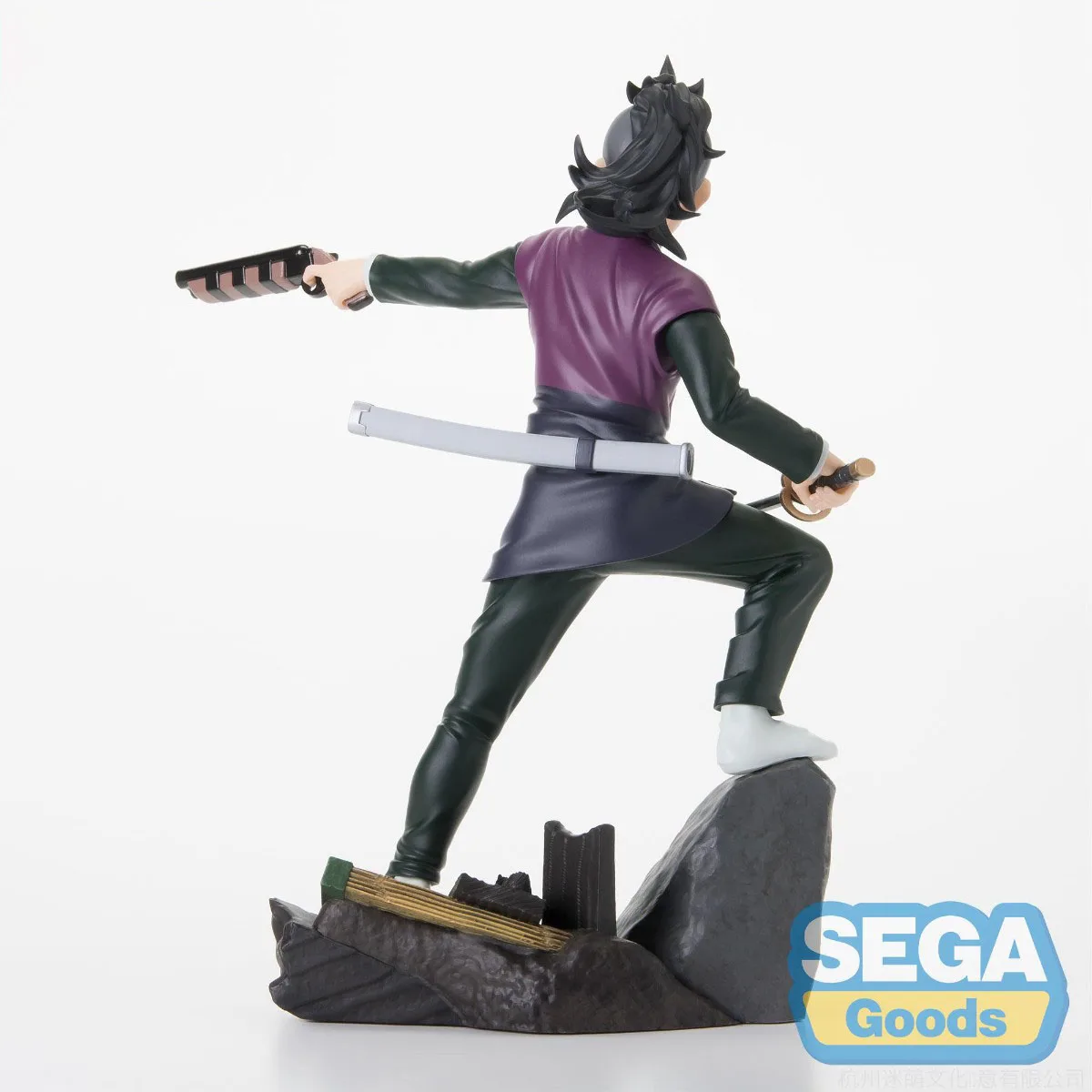 Фото Оригинальная фигурка Sega Xross Link, экшн-фигурка из аниме «рассекающий демонов», киметсу, No Yaiba, Shinazugawa Genya, мультяшная модель №2