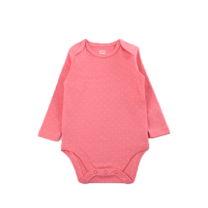 Хлопковый комбинезон для новорожденных с длинным рукавом треугольной формы |