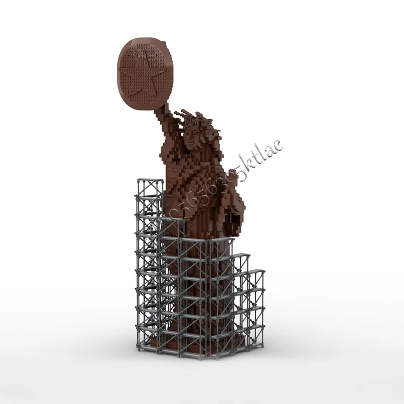 Популярные 4316 шт. MOC, роскошная статуя Свободы, модульная модель, архитектурный строительный блок, сделай сам, образовательная сборка, детские игрушки, подарки (art.: 3920d2d7fd975) - 3920d2d7fd975