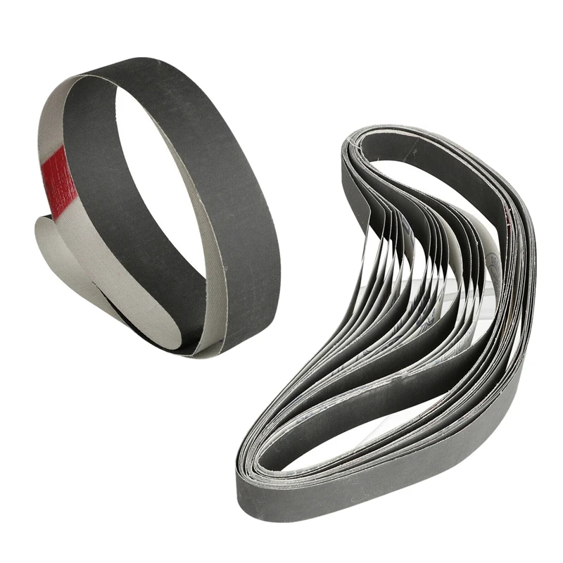 

HOT SALE 15PCS 1 Inch X 30 Inch 600/800/1000 Grit Sanding Belts Grinding Polishing Aluminum Oxide