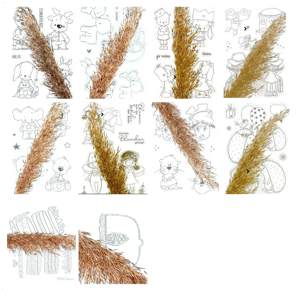 

Новинка 2022, немецкий прозрачный трафарет для штампов, маска, трафарет, прозрачная печать для «сделай сам», Скрапбукинг/изготовление карт A6006